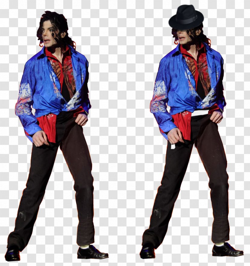 Costume Michael Jackson Electric Blue - Outerwear - Make Me Feel Transparent PNG