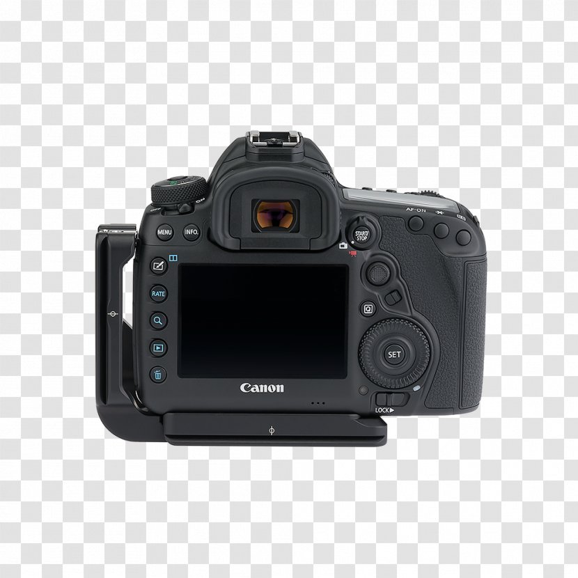 Digital SLR Canon EOS 5D Mark IV 6D 5DS - Singlelens Reflex Camera - Lens Transparent PNG