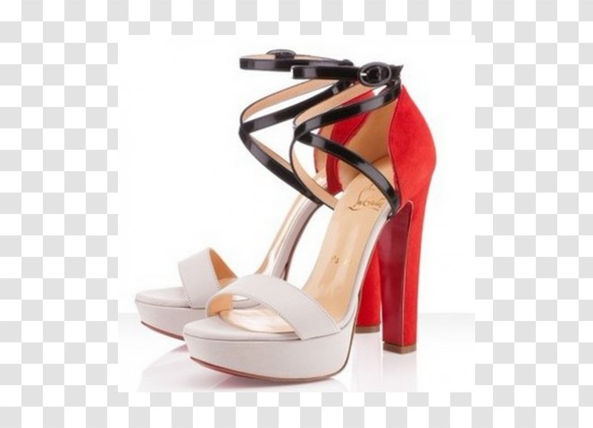Sandal Court Shoe High-heeled Footwear Suede - Louboutin Transparent PNG