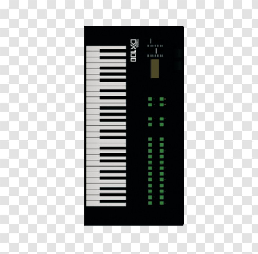 Musical Keyboard Electronic Instrument - Device - FIG Size Chart Color Flat Black Instruments Transparent PNG