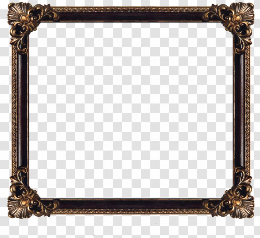 Picture Frames Photograph Clip Art Image - Moldura Madeira Transparent PNG