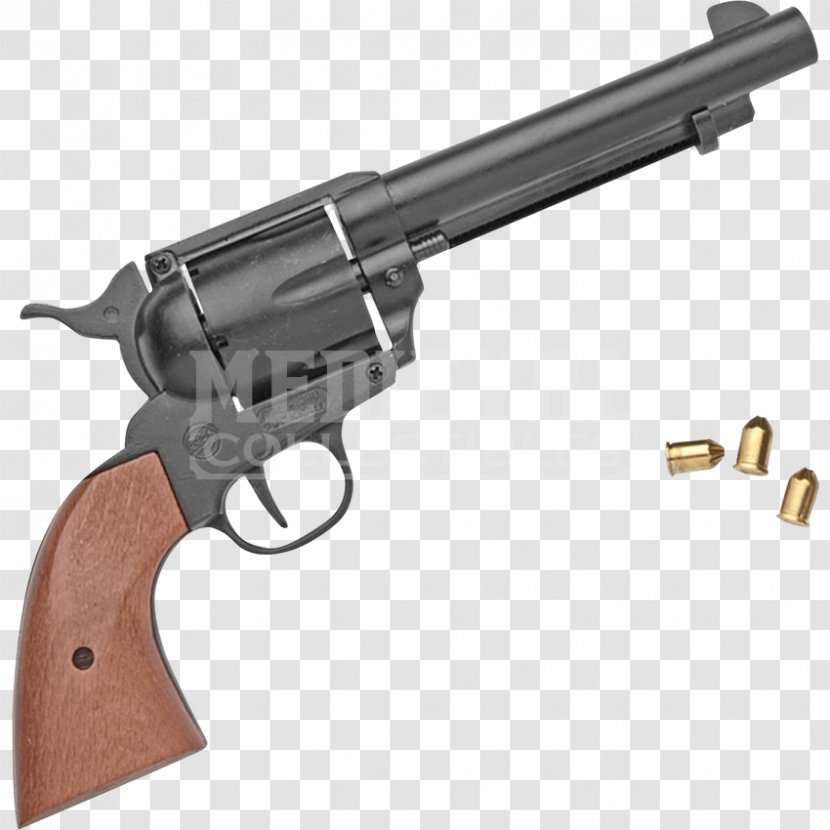 Revolver Trigger Firearm Blank Colt Single Action Army - Heart - Western Pistol Transparent PNG