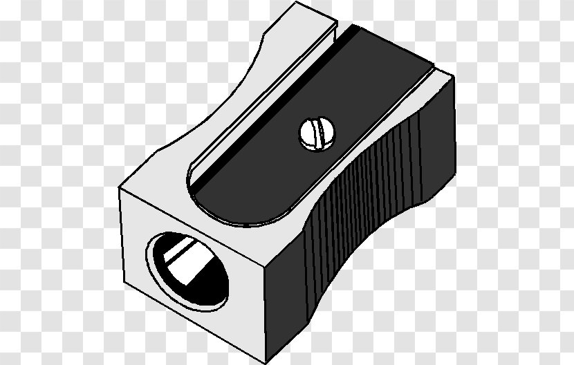 Pencil Sharpeners Clip Art - Black And White Transparent PNG