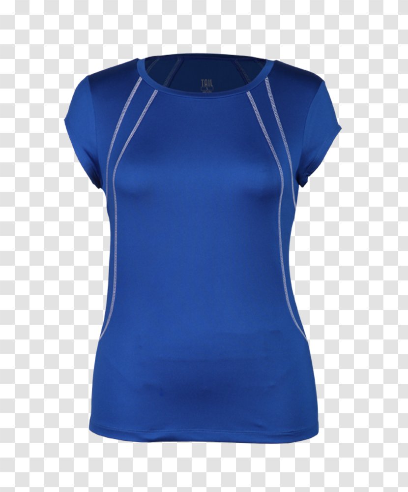 T-shirt Electric Blue Cobalt Aqua Clothing - Shirt - Short Sleeve Transparent PNG