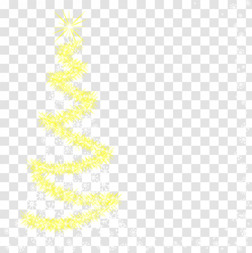 Yellow Tree Sky Angle Font - Christmas Transparent PNG