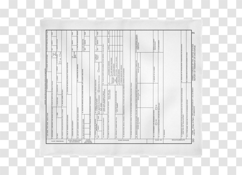 Line Angle White DD Form 214 - Dd Transparent PNG