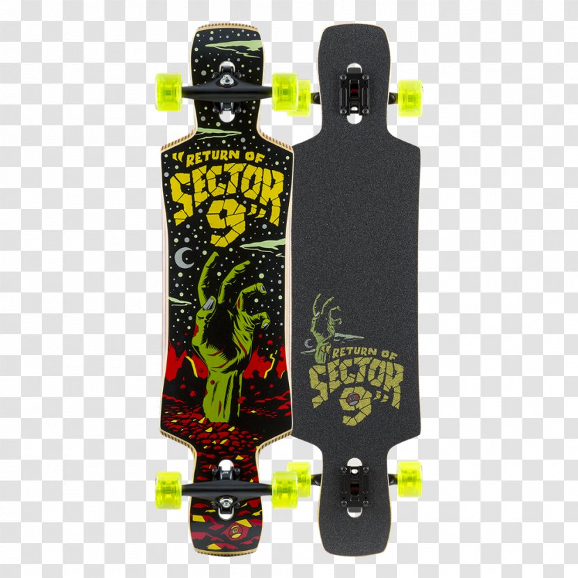 Sector 9 Longboard Skateboarding Penny Board Snowboard - Grip Tape - Powell Peralta Vector Transparent PNG