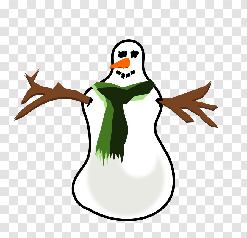 Snowman Christmas Clip Art - Penguin - Image Of A Transparent PNG