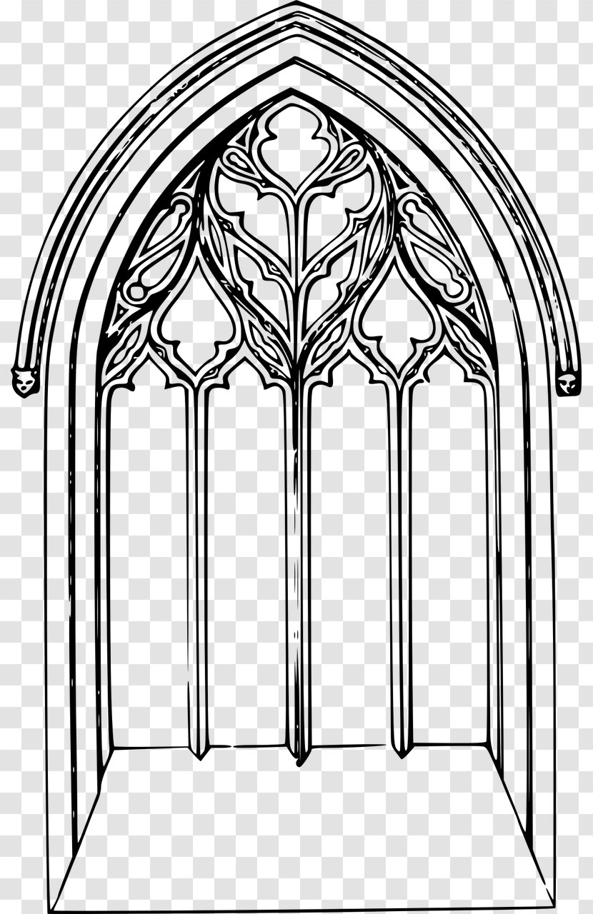 Church Window Stained Glass Clip Art Transparent PNG