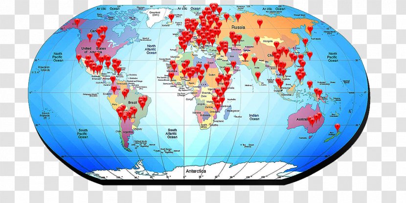 World Map Geography Mapa Polityczna - Computer Transparent PNG
