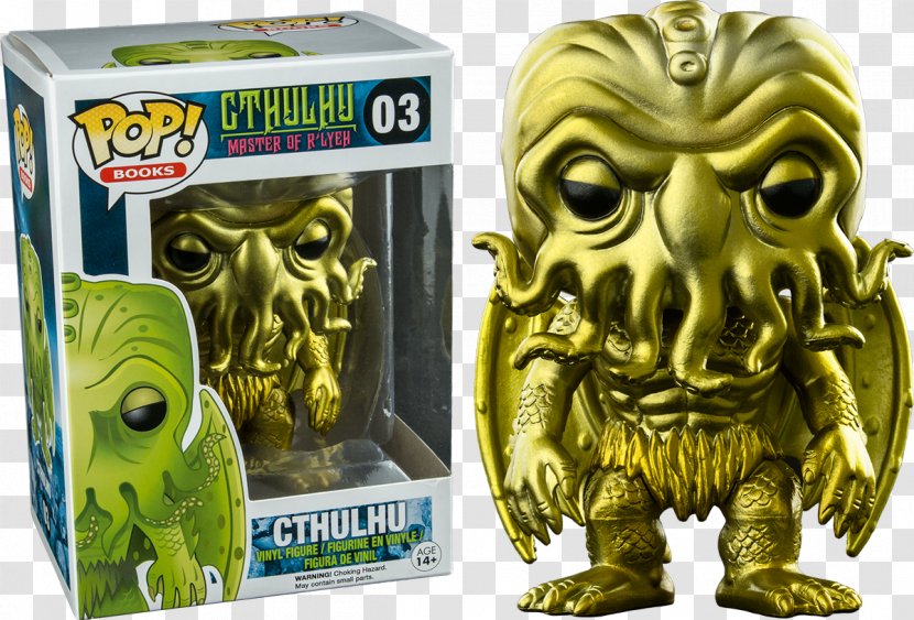 The Call Of Cthulhu Funko R'lyeh Action & Toy Figures - Collectable - Gold Transparent PNG