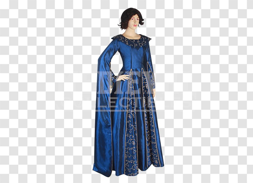 Robe Costume Design Cobalt Blue - Electric - Queen Of Hearts Accessories Transparent PNG