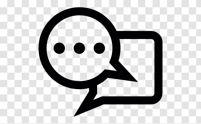 Text Speech Balloon Online Chat Smiley Transparent PNG