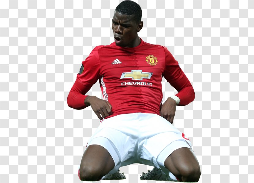 Paul Pogba Manchester United F.C. Football Player Rendering - Jersey Transparent PNG