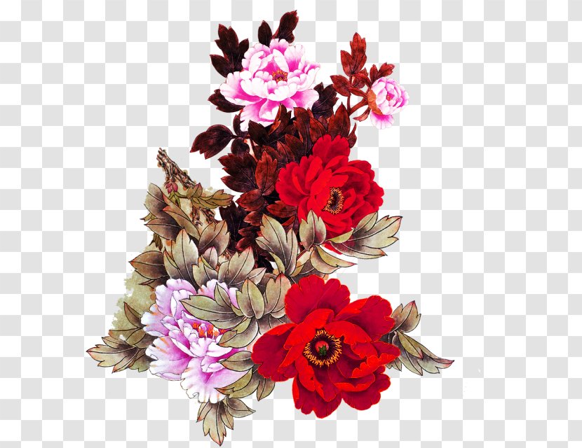 Moutan Peony Flower Clip Art - Flowering Plant Transparent PNG