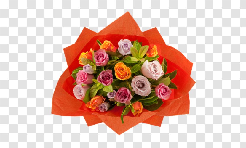 Flower Bouquet Garden Roses Cut Flowers - Plant - Varicolored Transparent PNG