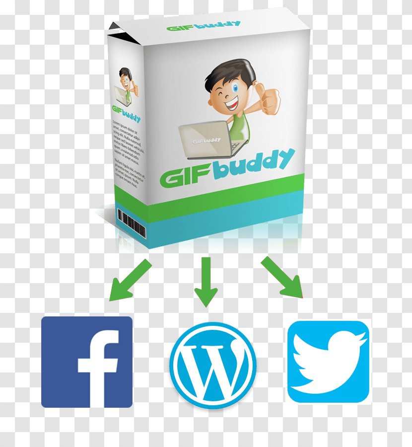 Social Media Marketing Advertising Content - Title Box Transparent PNG