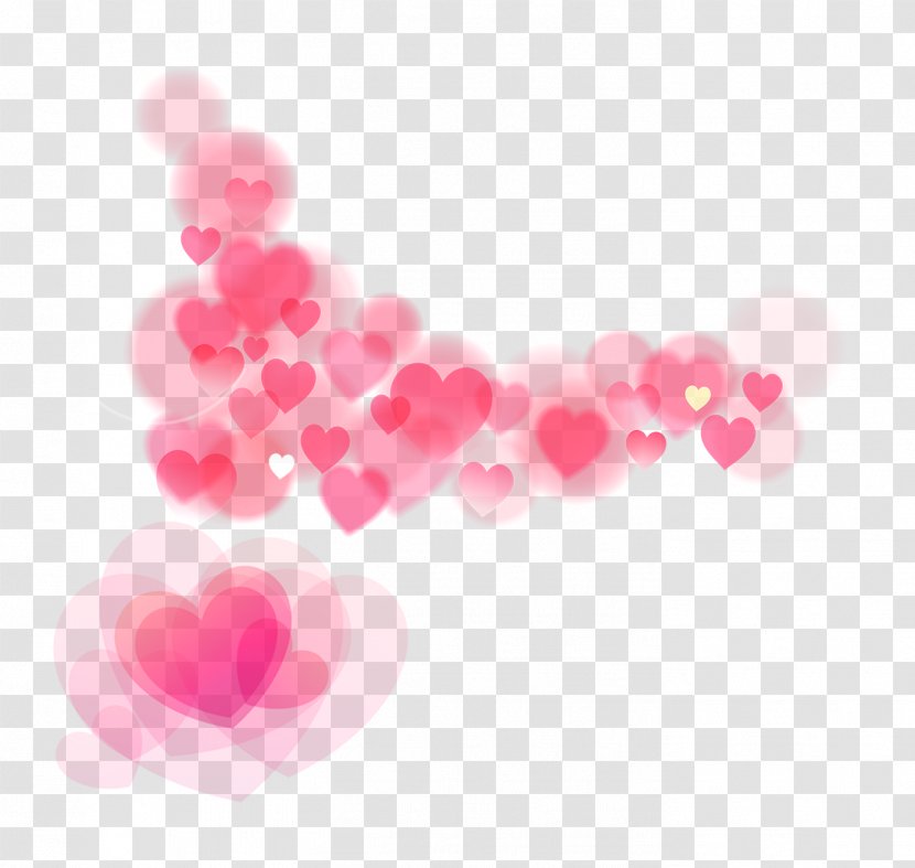 Pink Heart Euclidean Vector - Magenta Transparent PNG