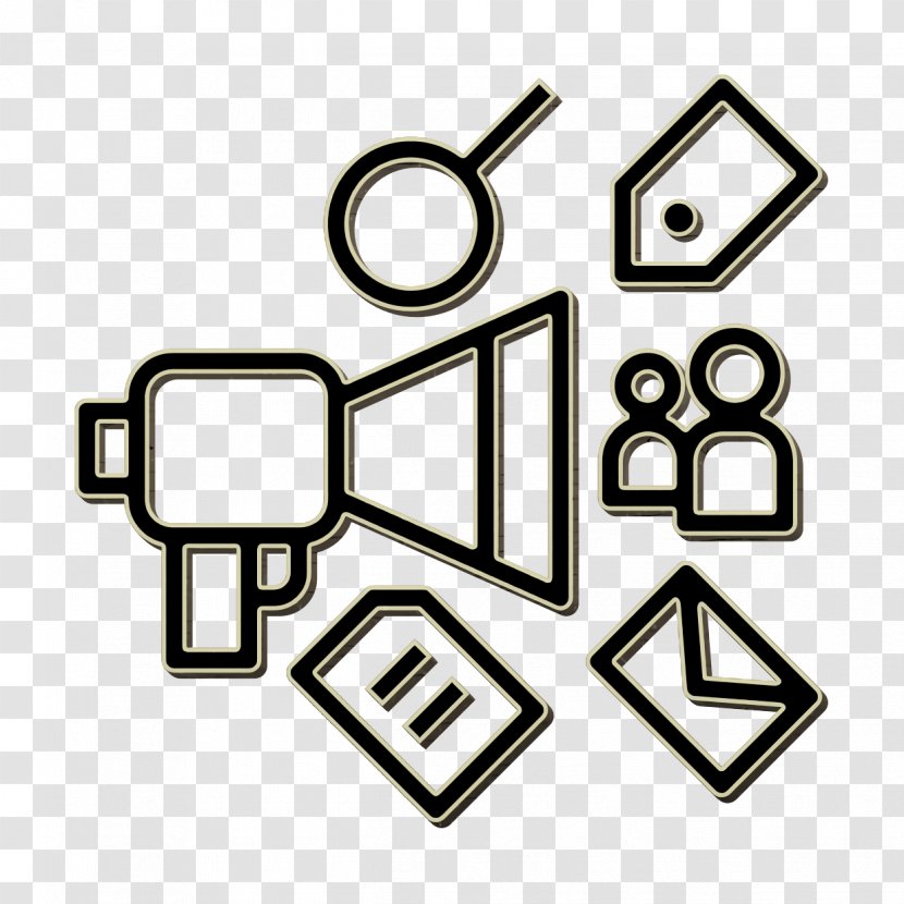 Digital Marketing Icon - Automation - Symbol Line Art Transparent PNG