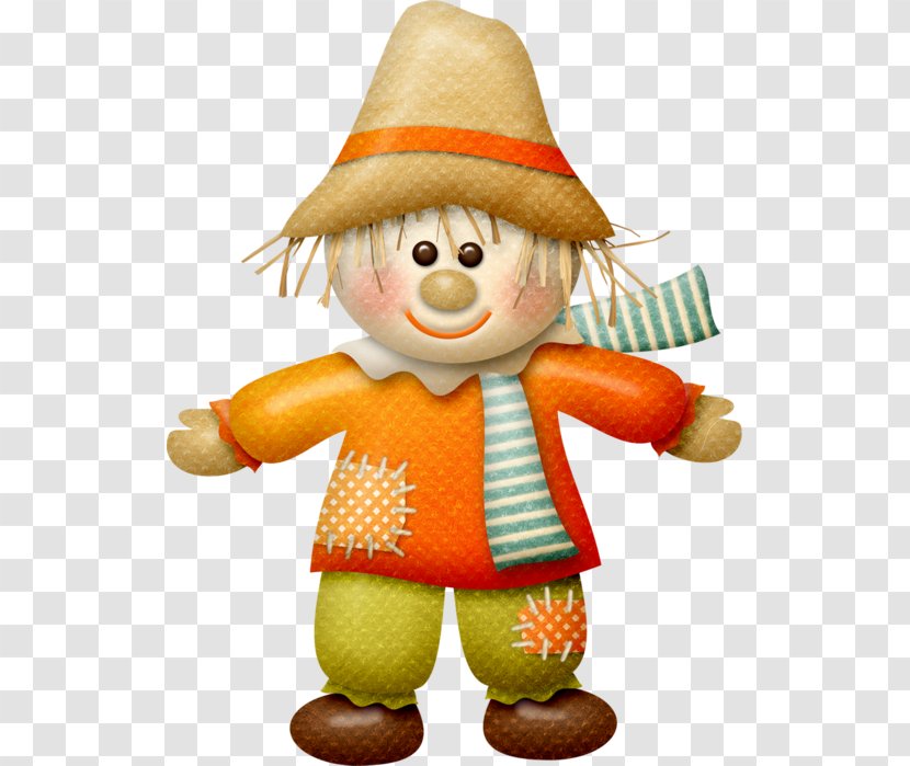 Scarecrow YouTube Clip Art - Orange - Muertos Transparent PNG