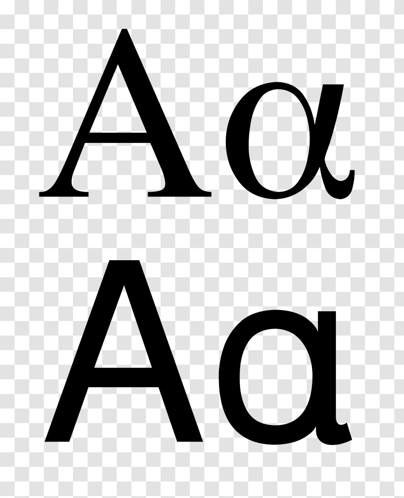 Greek Alphabet Letter Alpha And Omega - Triangle Transparent PNG