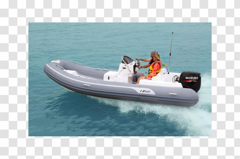 Rigid-hulled Inflatable Boat Outboard Motor - Pontoon Transparent PNG
