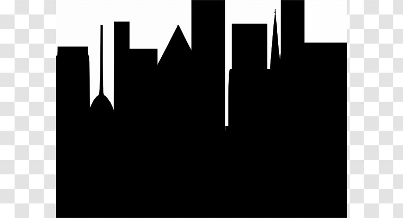 Skyscraper Skyline Clip Art - Text - City Landscape Cliparts Transparent PNG