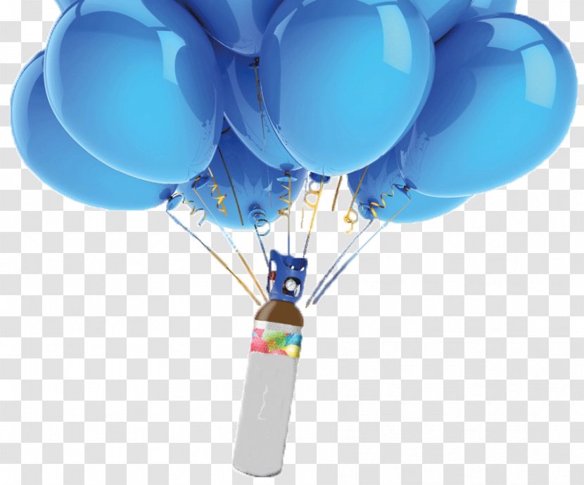Gas Balloon Blue Party Stock Photography - Royal Transparent PNG