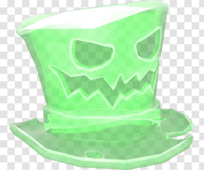 Plastic Green - Hand-painted Hat Transparent PNG
