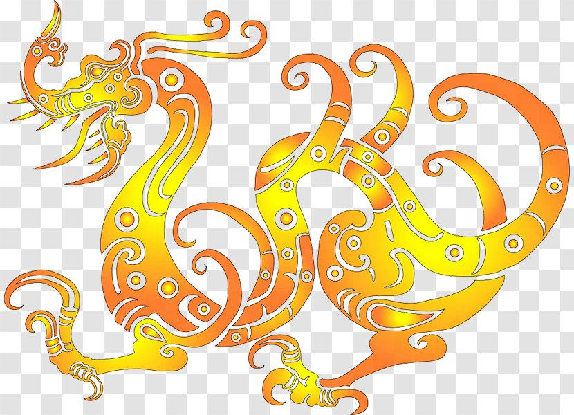 China Chinese Dragon Characters - Flower - The Totem Of Transparent PNG