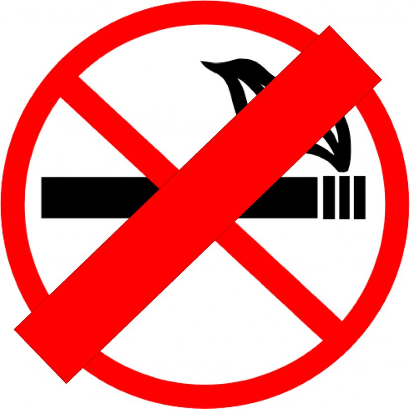 Smoking Ban Cessation Clip Art - Tobacco - No Transparent PNG