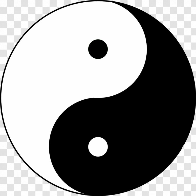 Yin And Yang Taijitu Symbol Taoism - Text - Depression Transparent PNG