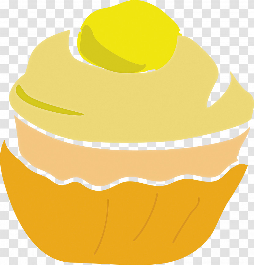 Yellow Baking Cup Food Mixing Bowl Tableware Transparent PNG