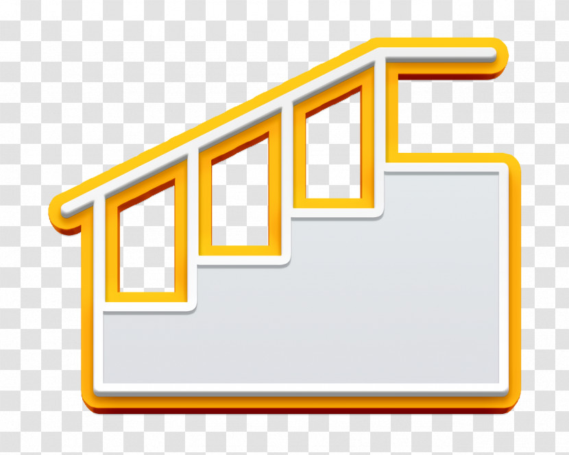 Interiors Icon Stairs Icon Floor Icon Transparent PNG