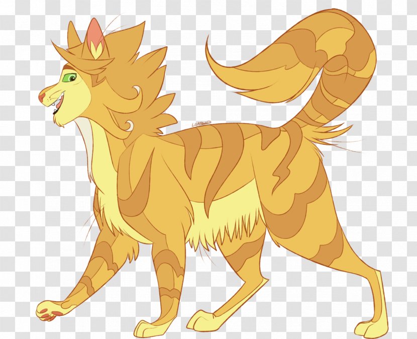 Lion Cat Warriors ThunderClan Graystripe - Tail Transparent PNG