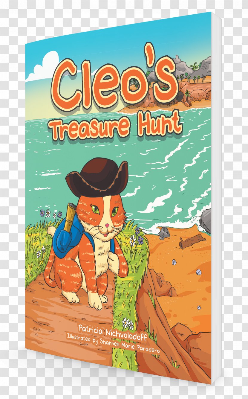 Fiction Picture Book Cleo The Cat Illustration - Heart - Treasure Transparent PNG