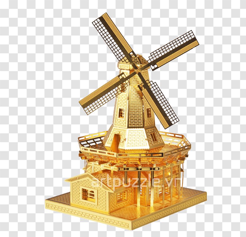 Windmill Architecture - Dutch Art Transparent PNG