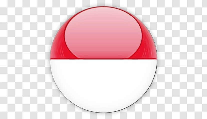 Singapore Flag Background - Oval Material Property Transparent PNG