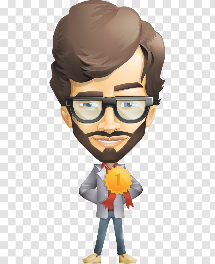 Cartoonist Character - Figurine - Animation Transparent PNG