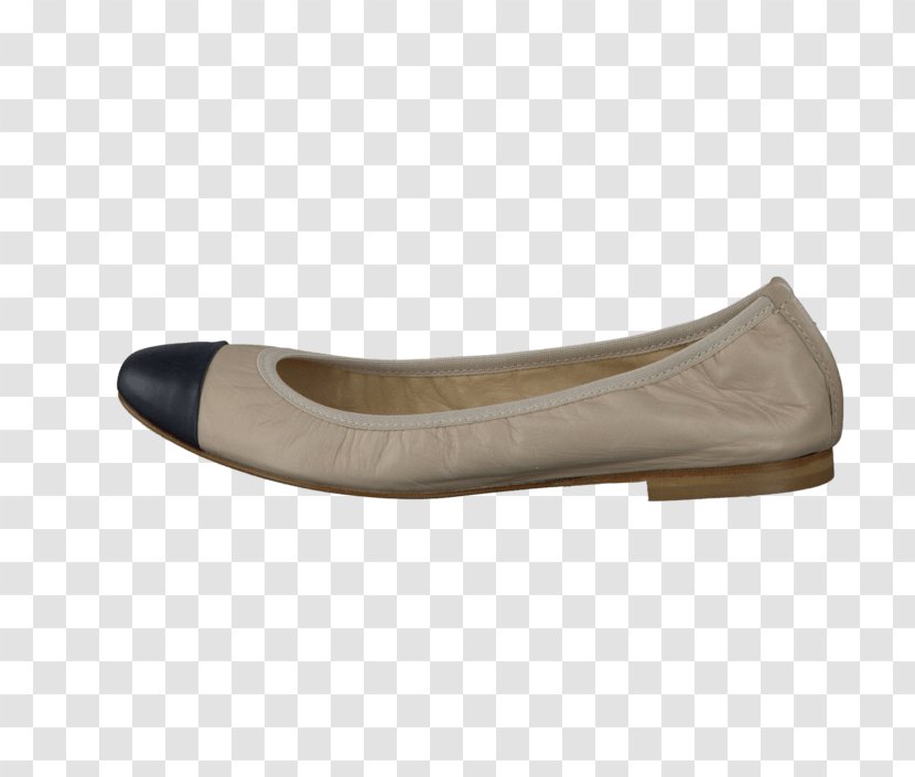 Ballet Flat Shoe Beige - Silhouette Transparent PNG