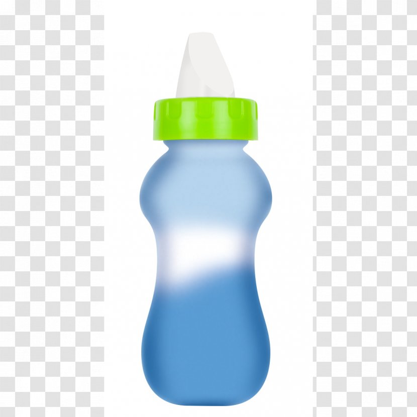 Water Bottles Glass Bottle Plastic Baby - Electric Blue Transparent PNG