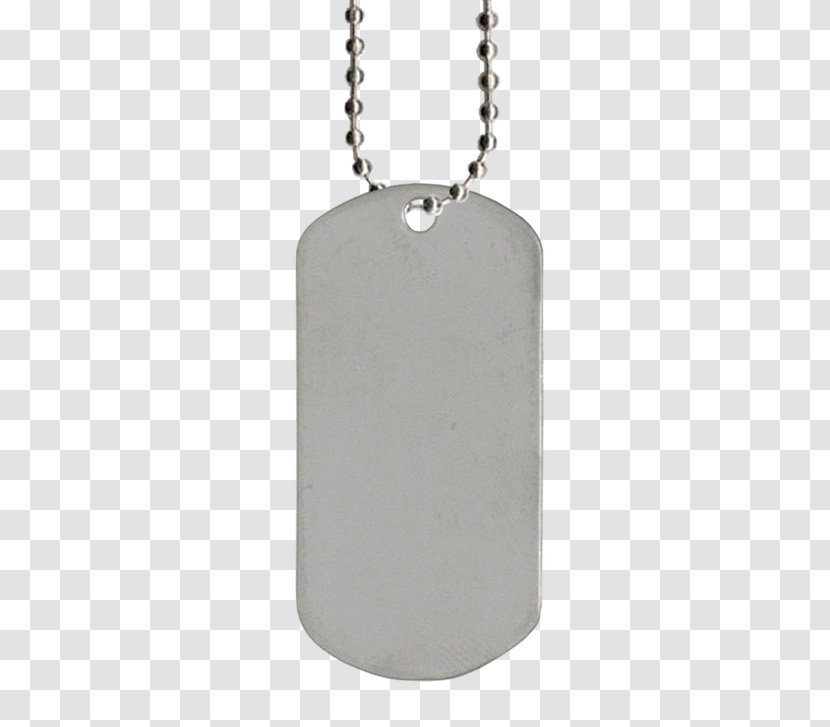 Dog Tag Token Coin Locket Key Chains Military Personnel - Silver Transparent PNG