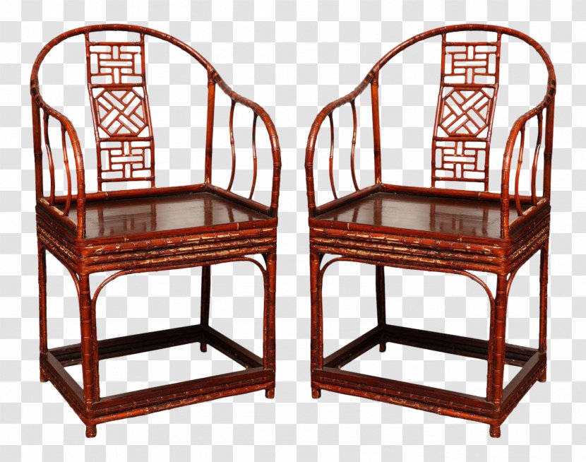 Table Folding Chair Furniture Bamboo Transparent PNG