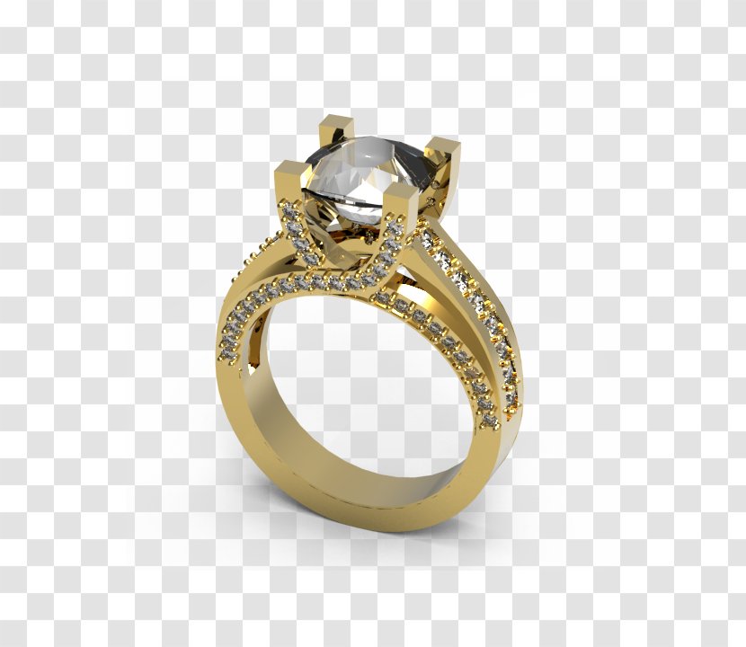 Wedding Ring Jewellery Platinum Silver - Copyright Transparent PNG