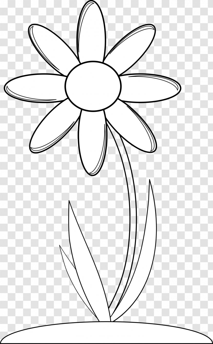 Coloring Book Black And White Drawing Clip Art - Painting - Stem Clipart Transparent PNG