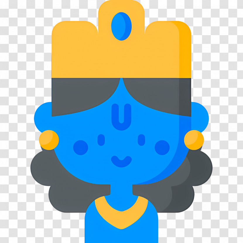 Krishna - Blue Deity Character Illustration Transparent PNG