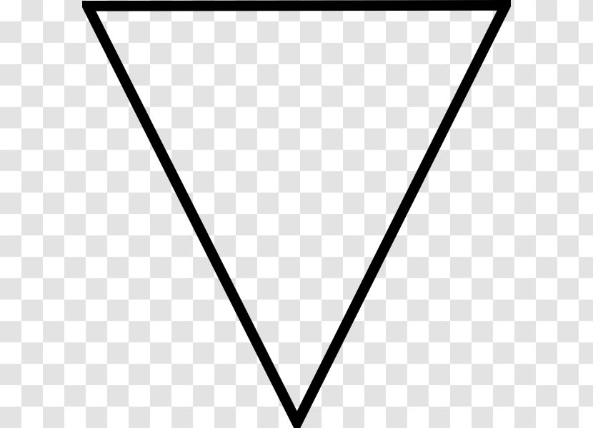 Black Triangle White Pattern - Point - Flipped Cliparts Transparent PNG