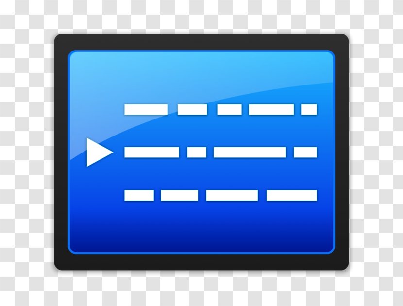 Teleprompter MacOS Computer Software Television - Itunes - Cue Card Transparent PNG