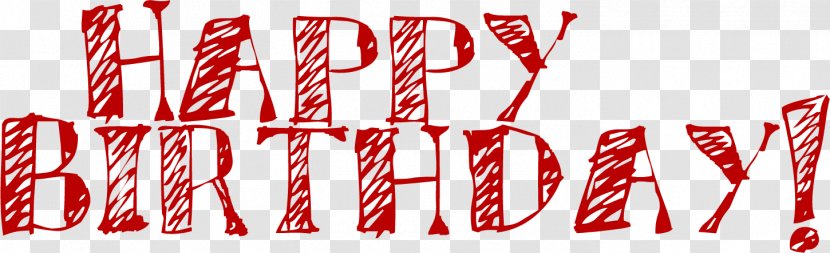 Paper Happy Birthday To You - Red Transparent PNG
