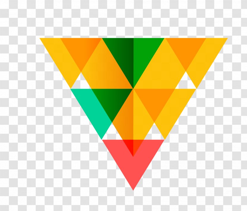 Logo Triangle Geometry Idea - Isotype - Abstract Transparent PNG